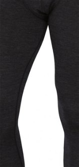 Husky  Pánske nohavice čierna, M Merino termoprádlo 5