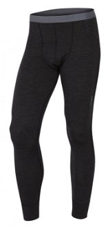 Husky  Pánske nohavice čierna, XL Merino termoprádlo 2