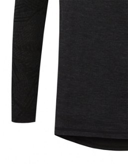 Husky  Pánske tričko s dlhým rukávom čierna, M Merino termoprádlo 8