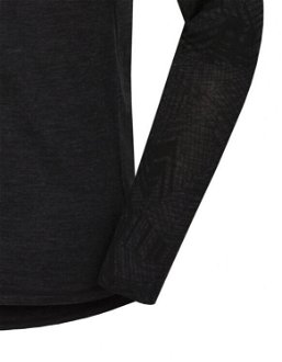 Husky  Pánske tričko s dlhým rukávom čierna, M Merino termoprádlo 9