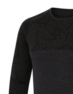 Husky  Pánske tričko s dlhým rukávom čierna, XXL Merino termoprádlo 6
