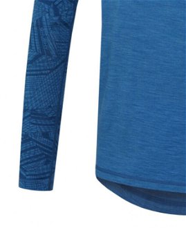 Husky  Pánske tričko s dlhým rukávom tm. modrá, L Merino termoprádlo 8
