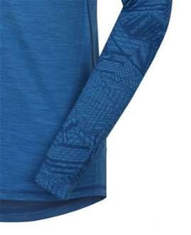 Husky  Pánske tričko s dlhým rukávom tm. modrá, L Merino termoprádlo 9