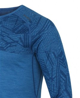 Husky  Pánske tričko s dlhým rukávom tm. modrá, XL Merino termoprádlo 7