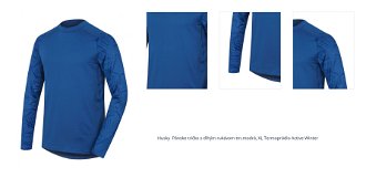 Husky  Pánske tričko s dlhým rukávom tm.modrá, XL Termoprádlo Active Winter 1