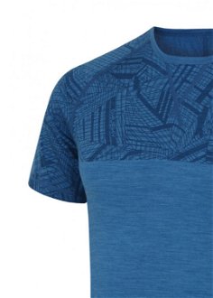 Husky  Pánske tričko s krátkým rukávom tm. modrá, L Merino termoprádlo 6