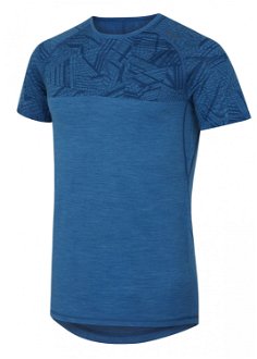 Husky  Pánske tričko s krátkým rukávom tm. modrá, XXL Merino termoprádlo