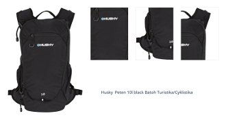 Husky  Peten 10l black Batoh Turistika/Cyklistika 1