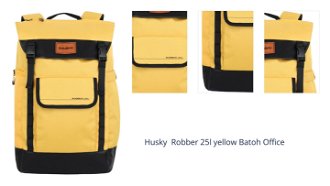 Husky  Robber 25l yellow Batoh Office 1