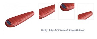 Husky  Ruby -14°C červená Spacák Outdoor 1