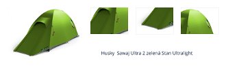 Husky  Sawaj Ultra 2 zelená Stan Ultralight 1