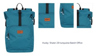 Husky  Shater 23l turquoise Batoh Office 1