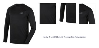 Husky  Tromi M black, XL Termoprádlo Active Winter 1