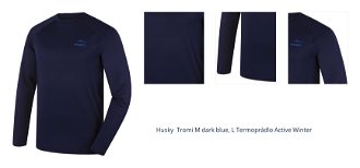 Husky  Tromi M dark blue, L Termoprádlo Active Winter 1