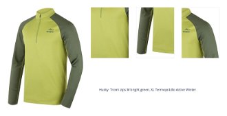Husky  Tromi zips M bright green, XL Termoprádlo Active Winter 1