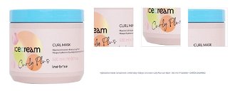 Hydratačná maska na kučeravé a vlnité vlasy Inebrya Ice Cream Curly Plus Curl Mask - 500 ml (771026369) + darček zadarmo 1