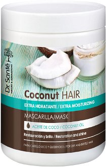 Hydratačná maska pre krehké a suché vlasy Dr. Santé Coconut - 1000 ml (E7623) + darček zadarmo