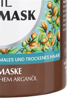 Hydratačná maska s arganovým olejom GlySkinCare Organic Argan Oil Hair Mask - 300 ml (WYR000265) + darček zadarmo 9