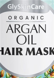 Hydratačná maska s arganovým olejom GlySkinCare Organic Argan Oil Hair Mask - 300 ml (WYR000265) + darček zadarmo 5
