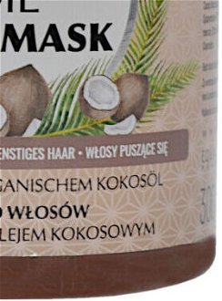 Hydratačná maska s kokosovým olejom GlySkinCare Organic Coconut Oil Hair Mask - 300 ml (WYR000270) + darček zadarmo 9