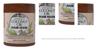 Hydratačná maska s kokosovým olejom GlySkinCare Organic Coconut Oil Hair Mask - 300 ml (WYR000270) + darček zadarmo 1