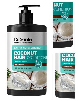 Hydratačná starostlivosť pre krehké a suché vlasy Dr. Santé Coconut - 1000 ml + DARČEK ZADARMO 3