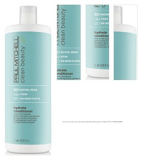 Hydratačná starostlivosť pre suché vlasy Paul Mitchell Clean Beauty Hydrate - 1000 ml (121124) + DARČEK ZADARMO 1