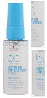 Hydratačná starostlivosť Schwarzkopf Professional Bonacure Moisture Kick Spray Conditioner - 50 ml (2709499) 3