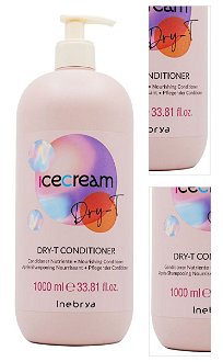 Hydratačný kondicionér pre suché a krepovité vlasy Inebrya Ice Cream Dry-T Conditioner - 1000 ml (771026324) + darček zadarmo 3