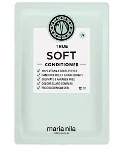 Hydratačný kondicionér pre suché vlasy s arganovým olejom Maria Nila True Soft Conditioner - 12 ml (36391)