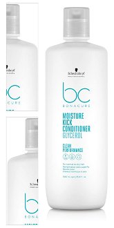Hydratačný kondicionér Schwarzkopf Professional BC Bonacure Moisture Kick Conditioner - 1000 ml (2709241) + darček zadarmo 4