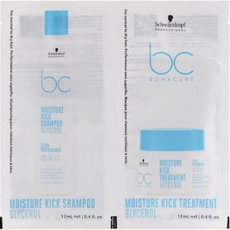 Hydratačný šampón a kúra Schwarzkopf Professional BC Bonacure Moisture Kick - 2 x 12 ml (2709549) 2