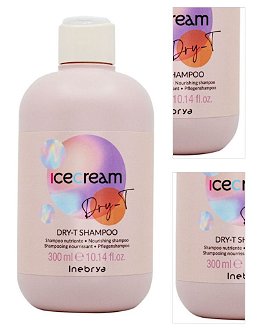 Hydratačný šampón na suché a krepovité vlasy Inebrya Ice Cream Dry-T Shampoo - 300 ml (771026320) + darček zadarmo 3