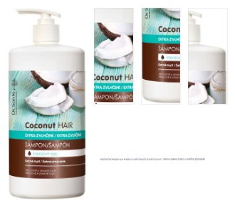 Hydratačný šampón pre krehké a suché vlasy Dr. Santé Coconut - 1000 ml (E8460, E7661) + darček zadarmo 1