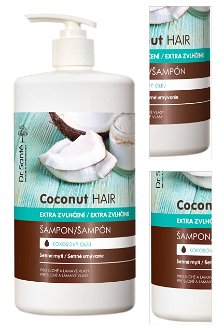 Hydratačný šampón pre krehké a suché vlasy Dr. Santé Coconut - 1000 ml (E8460, E7661) + DARČEK ZADARMO 3