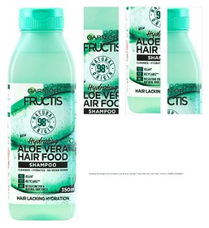 Hydratačný šampón pre normálne a suché vlasy Garnier Fructis Aloe Vera Hair Food - 350 ml + DARČEK ZADARMO 1