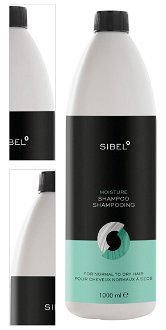 Hydratačný šampón pre normálne až suché vlasy Sibel Moisture - 1000 ml (8700001) + DARČEK ZADARMO 4