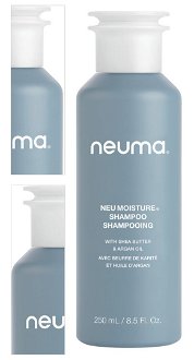 Hydratačný šampón pre suché a poškodené vlasy Neuma Neu Moisture Shampoo - 250 ml (10-001) + darček zadarmo 4