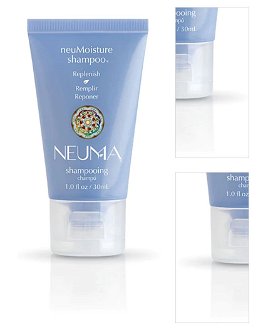 Hydratačný šampón pre suché a poškodené vlasy Neuma neuMoisture shampoo - 30 ml (N1005) 3
