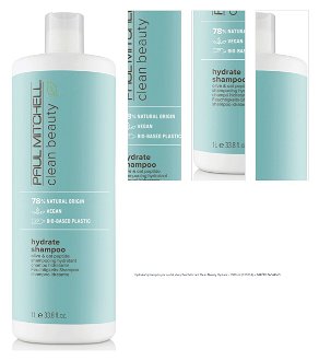 Hydratačný šampón pre suché vlasy Paul Mitchell Clean Beauty Hydrate - 1000 ml (121014) + darček zadarmo 1