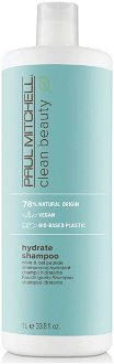 Hydratačný šampón pre suché vlasy Paul Mitchell Clean Beauty Hydrate - 1000 ml (121014) + darček zadarmo 2