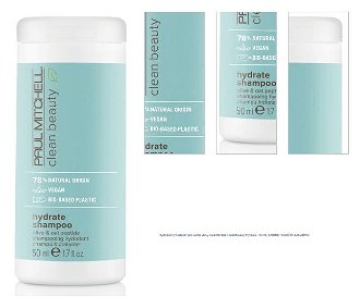 Hydratačný šampón pre suché vlasy Paul Mitchell Clean Beauty Hydrate - 50 ml (121010) + DARČEK ZADARMO 1