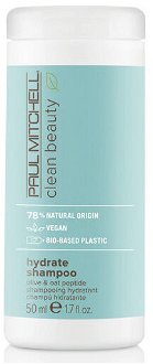Hydratačný šampón pre suché vlasy Paul Mitchell Clean Beauty Hydrate - 50 ml (121010) + darček zadarmo
