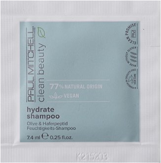 Hydratačný šampón pre suché vlasy Paul Mitchell Clean Beauty Hydrate - 7,4 ml (121019) 2