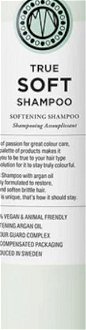 Hydratačný šampón pre suché vlasy s arganovým olejom Maria Nila True Soft Shampoo - 1000 ml (NF02-3633) + darček zadarmo 5