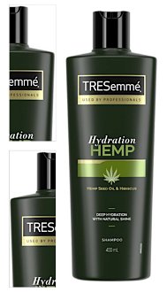 Hydratačný šampón s konopným olejom Tresemmé Hydration Hemp - 400 ml (68665507) + darček zadarmo 4