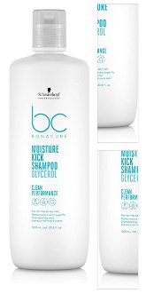 Hydratačný šampón Schwarzkopf Professional BC Bonacure Moisture Kick Shampoo - 1000 ml (2709231) + DARČEK ZADARMO 3