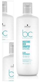 Hydratačný šampón Schwarzkopf Professional BC Bonacure Moisture Kick Shampoo - 1000 ml (2709231) + DARČEK ZADARMO 4
