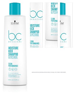 Hydratačný šampón Schwarzkopf Professional BC Bonacure Moisture Kick Shampoo - 250 ml (2709230) + darček zadarmo 1