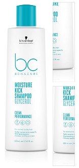 Hydratačný šampón Schwarzkopf Professional BC Bonacure Moisture Kick Shampoo - 250 ml (2709230) + darček zadarmo 3